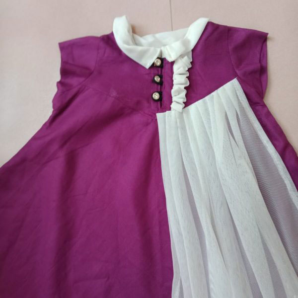 Exclusive Design Linen katan Cloth Babys Dress