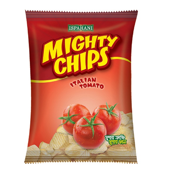 Ispahani Mighty Chips Italian Tomato Packet 25 gm