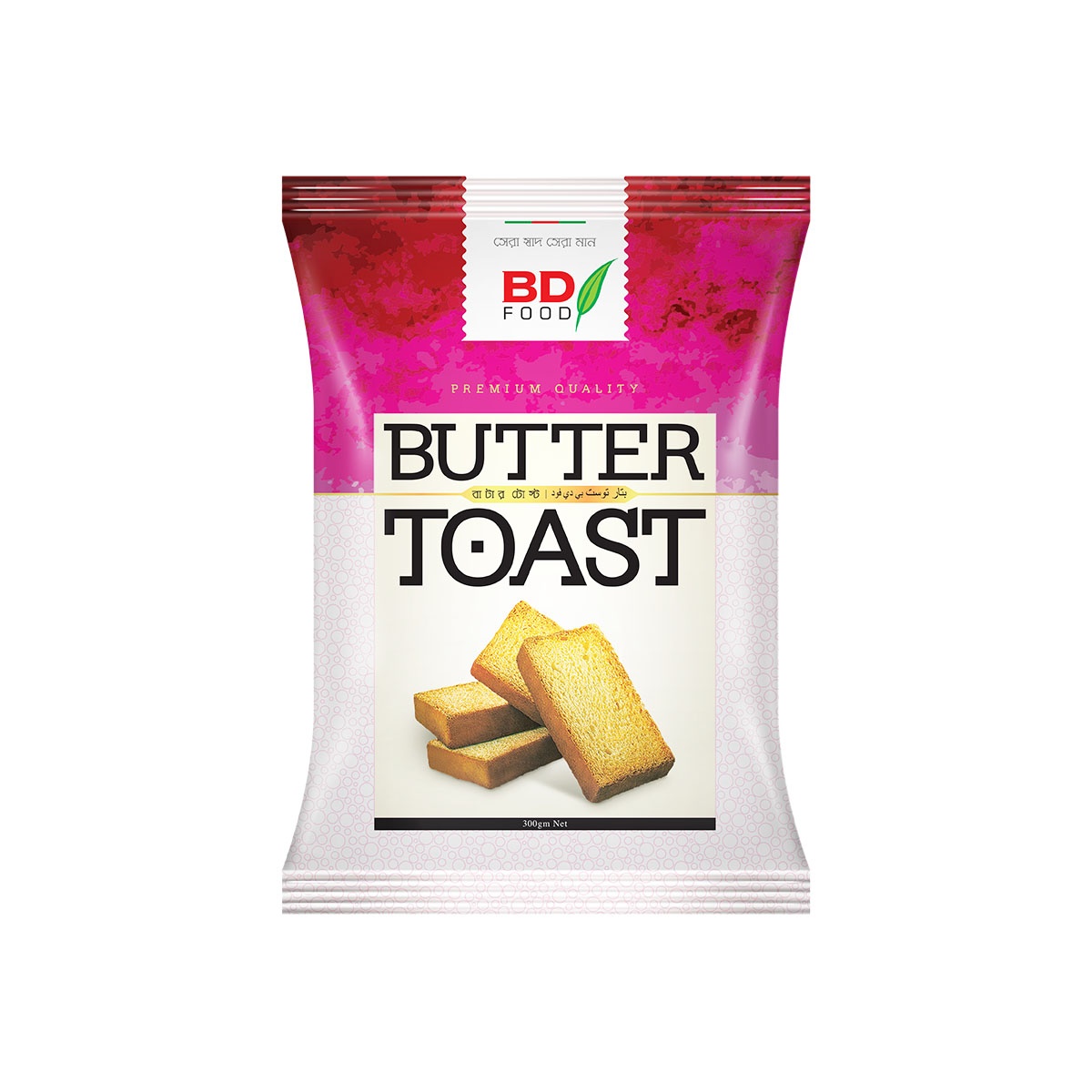 BD Butter Toast Biscuits - 300gm (Per Carton 12 Piece)
