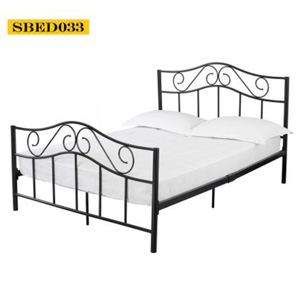 High-Quality Classic Design Steel Bed Model (033)