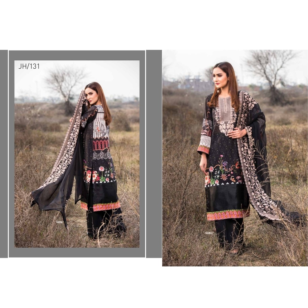 JOHRA EMBELLISH Digital Printed & Embroidered Swiss Collection