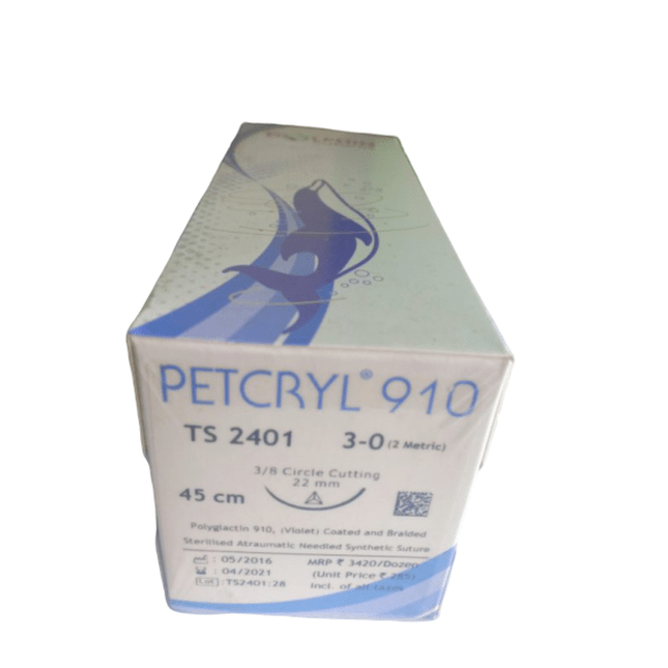 100% Original PETCRYL-910 Absorbable Syrgical Synthetic Suture U.S.P(DS-2401)