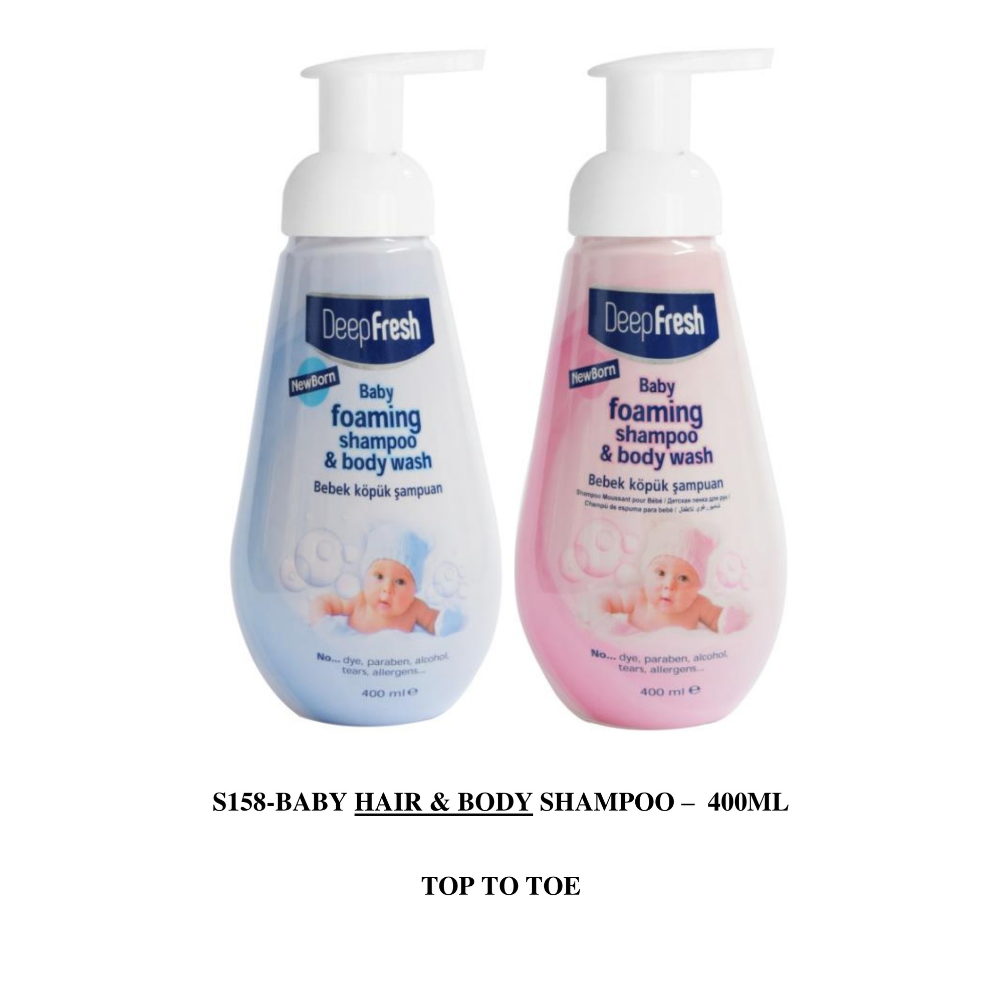 ORIGINAL DEEP FRESH BABY HAIR & BODY SHAMPOO(400ML) IMPORTED FROM TURKEY