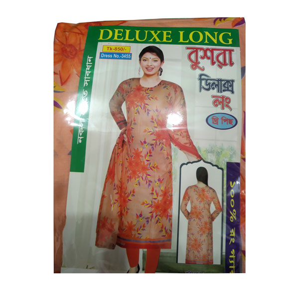 Delux long Bushra 3 piece