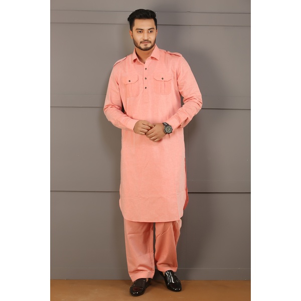 Sufi Special Mens Kabli For Men (Peach)