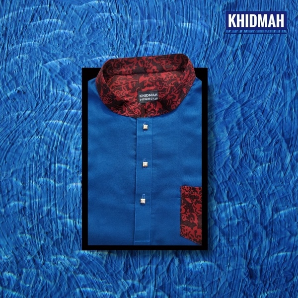 Chinigura Lilen Beautiful design men's fashionable punjabi