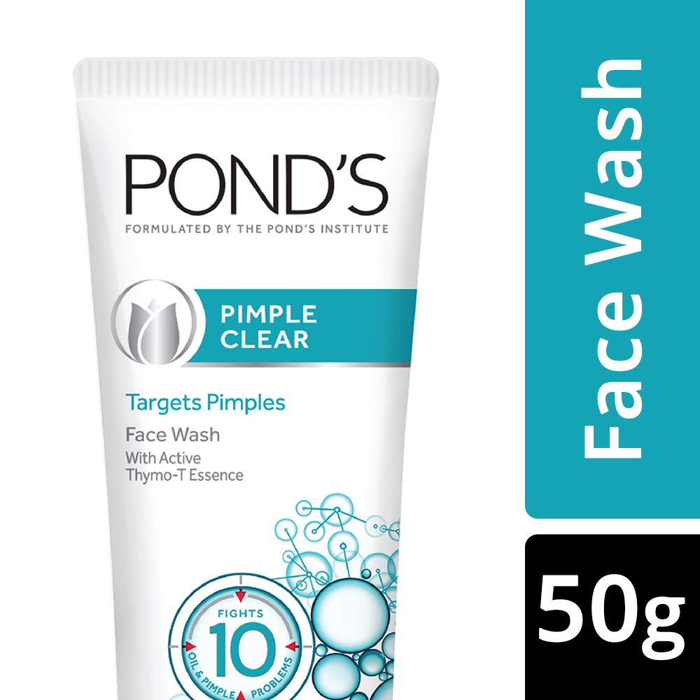 Ponds Face Wash- Pimple Clear Face Wash- Per Carton 48 Packs- 50g