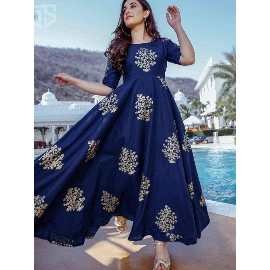 One Piece Readymade Printed Kurtis For Woman(MOH-2004)