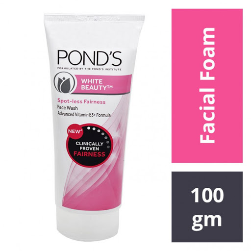 Pond's White Beauty Spot Less Fairness Face Wash- Per Carton 48 Packs- 100g