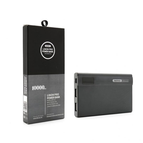 REMAX Linon Pro POWER BANK--RPP53(10000MAH) Black Color