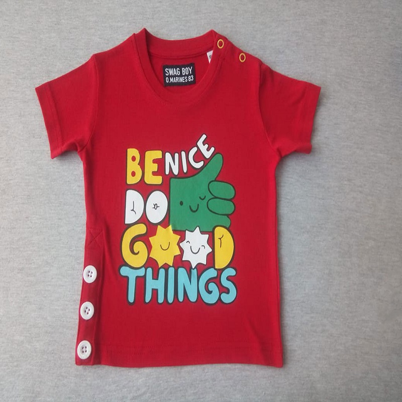 New Design Casual Short Sleeve Boys T-shirt