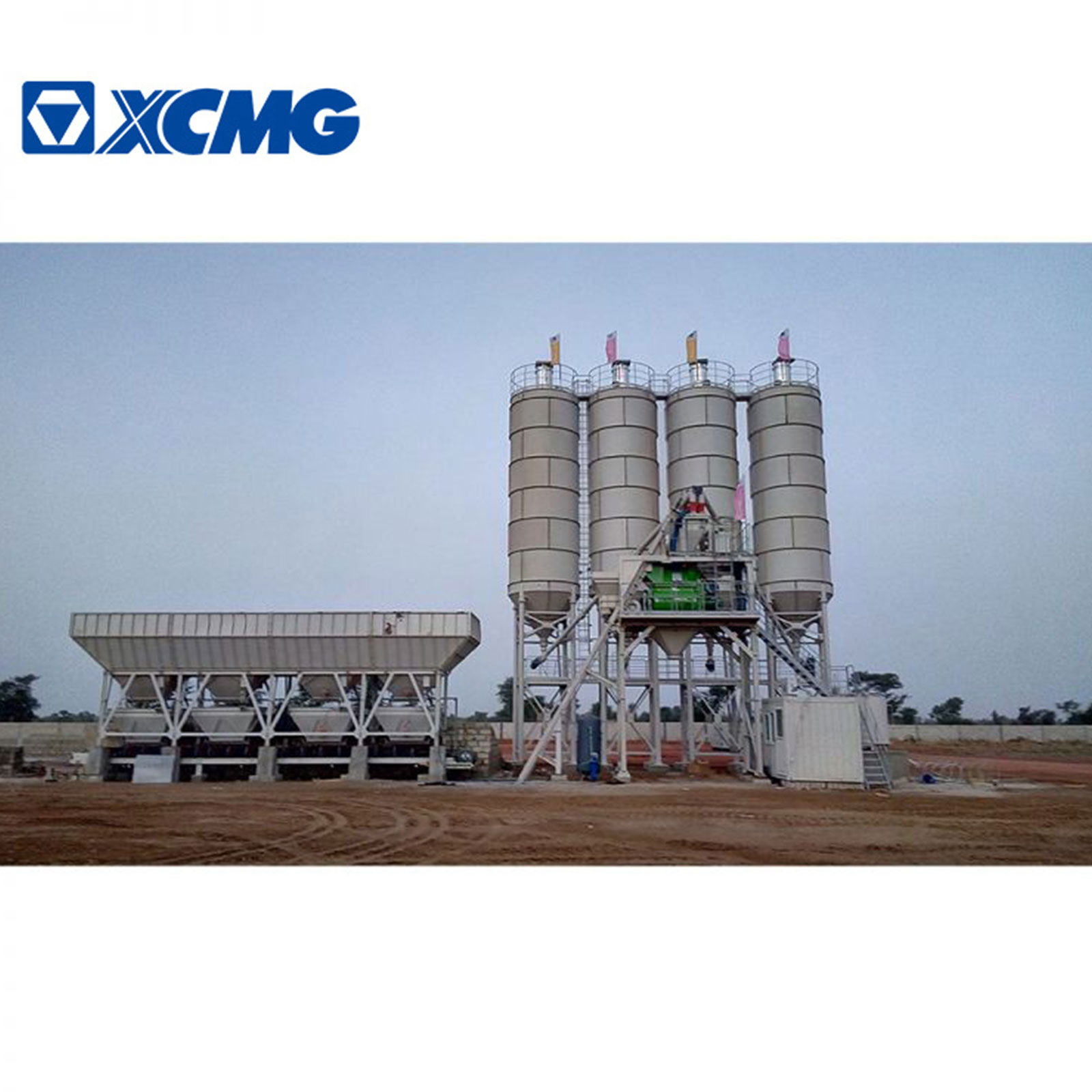 XCMG HZS60KG Cement Plant 60m3 Concrete Batching Plant