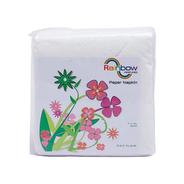 Rainbow Paper Napkin Mini with Perfumed 800 Pcs x 1 Ply