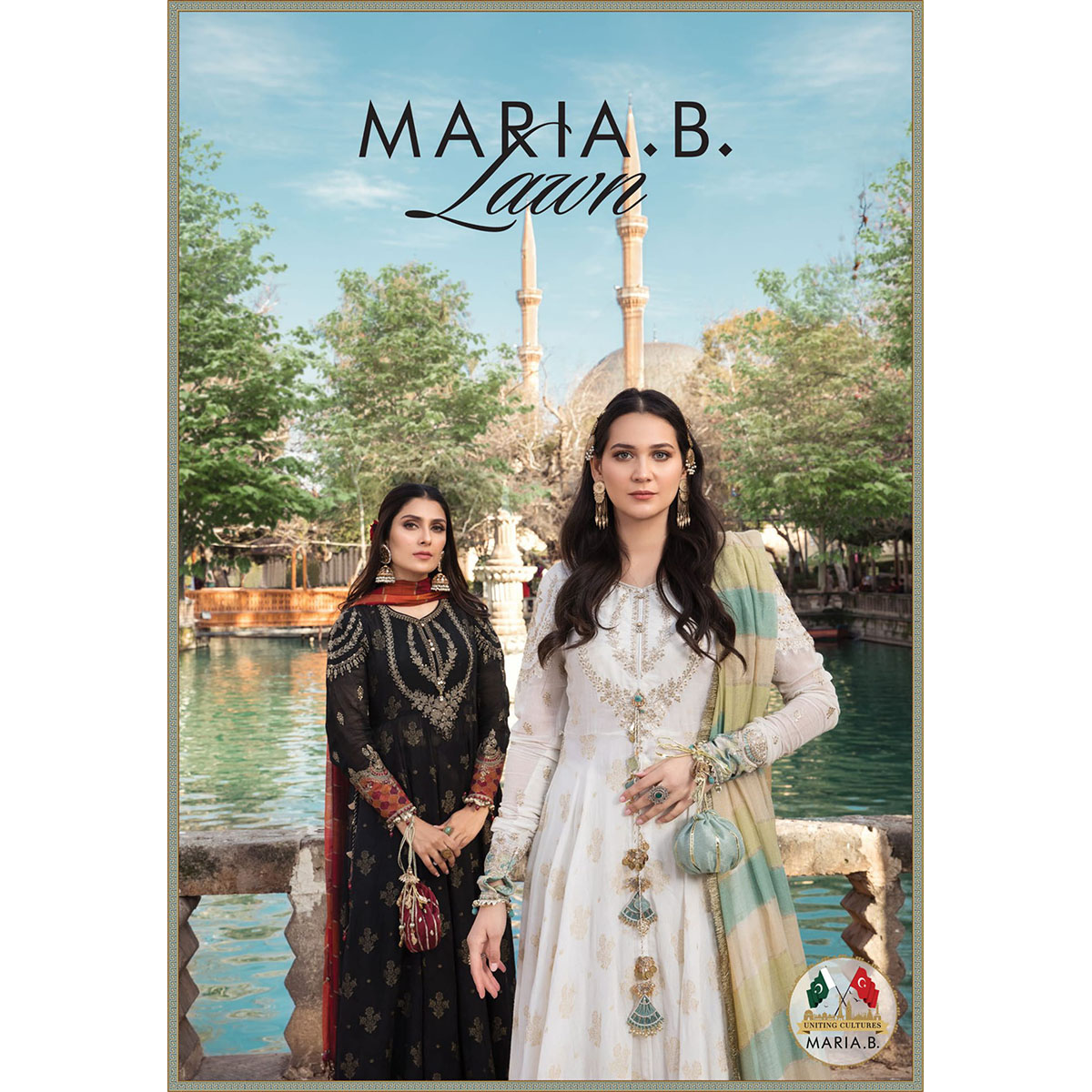 MARIA.B. Unstitched Printed & Embroidered Lawn Collection (Per Set - 29 Suits)