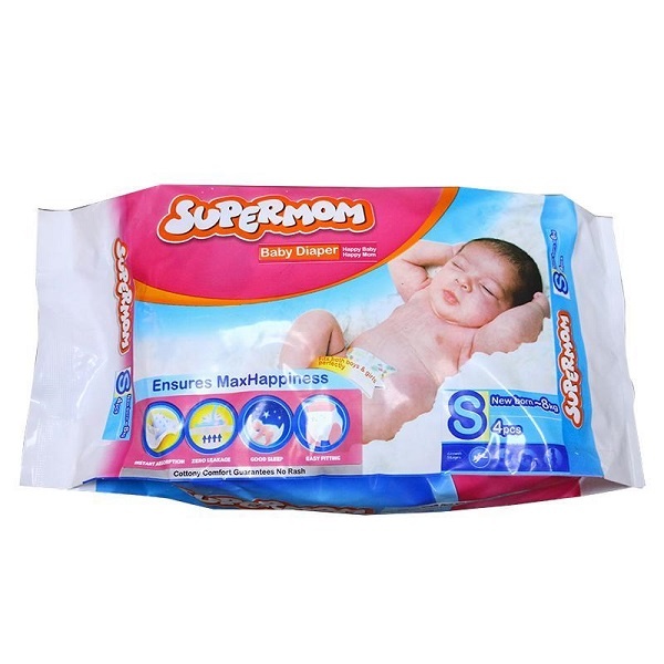 Supermom Baby Diaper Small (4 Pcs)