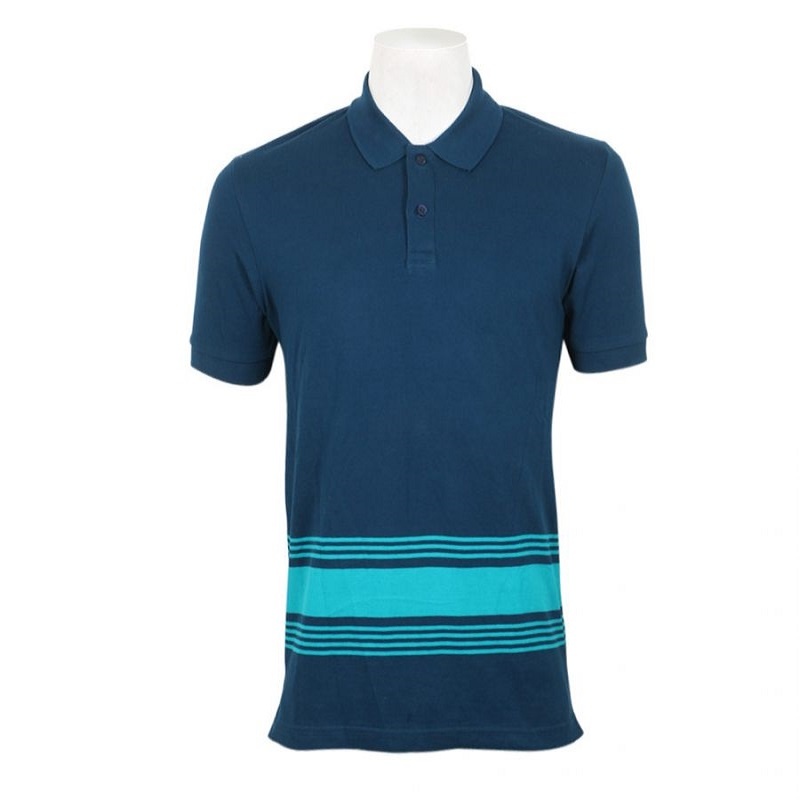 New Export Oriented Stripe Men Polo Shirt