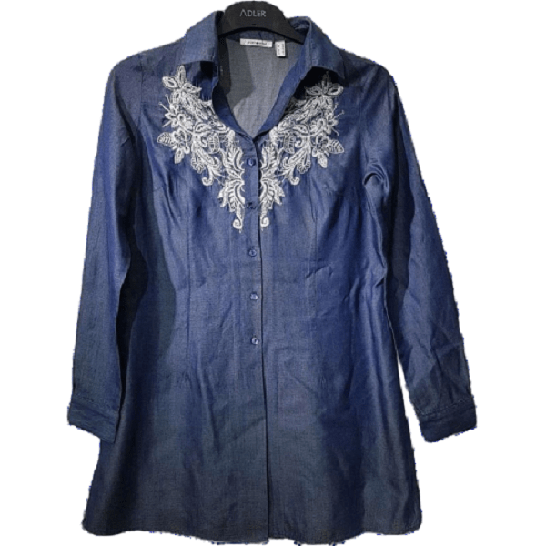 High Quality Ladies Full Sleeve Denim Frock