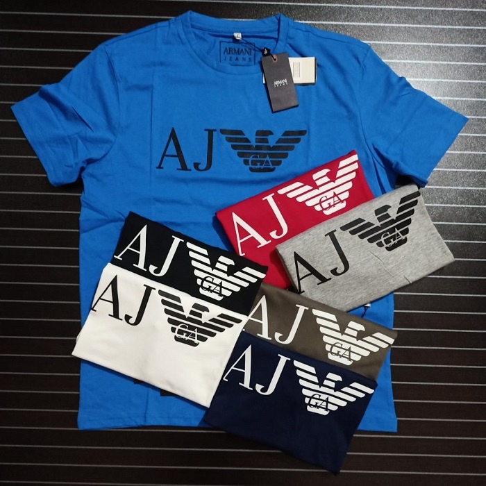 Cotton Short Sleeve Round Neck T-shirt