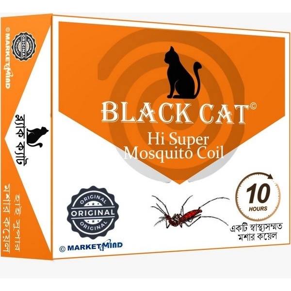Black cat high super mosquito coil