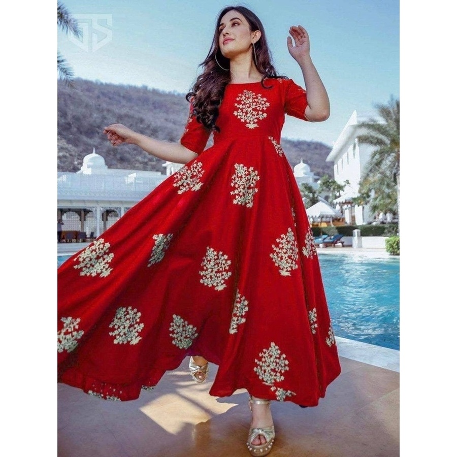 One Piece Readymade Printed Kurtis For Woman(MOH-2003)