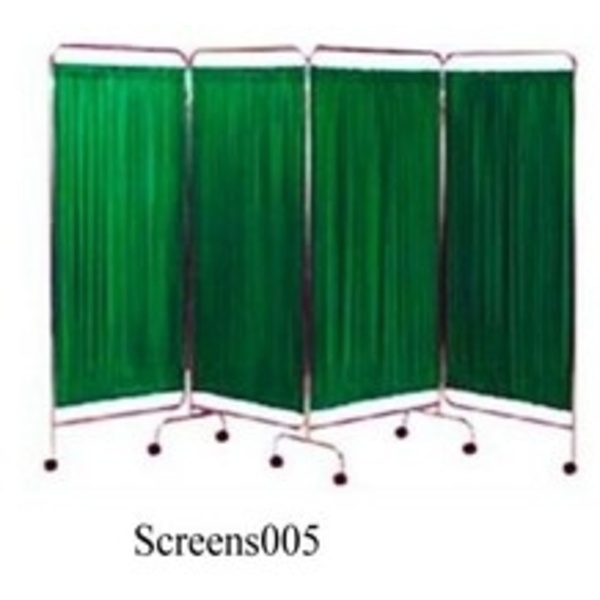 Durable Steel Frame 4 Folding Hospital Privacy Screens (005)