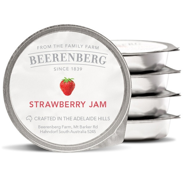 BEERENBERG STRAWBERRY JAM 15GM STERLING RANGE IMPORTED FROM AUSTRALIA