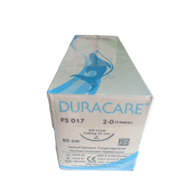 100% Original DURACARE MANAFILAMEMT POLYPROPYLENE NON-ABSORBABLE SURGICAL SUTURE U.S.P(FS017)