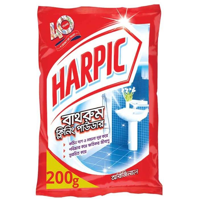 Harpic- Cleaning Powder- Per Case 100 Pieces - 200g