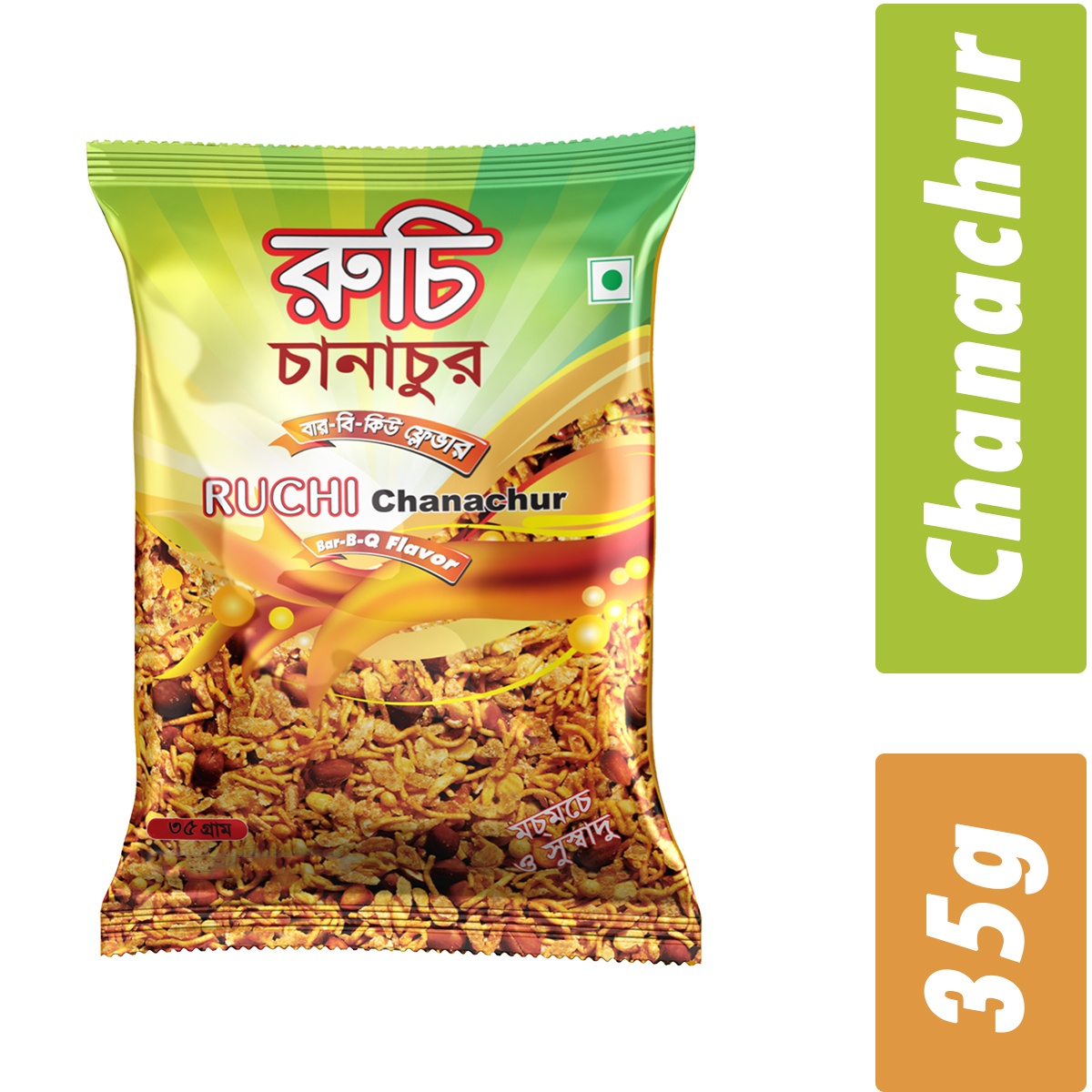 Ruchi Barbecue Chanachur- Per Carton 336 Pieces- 35g
