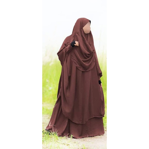 Wholesale High-quality khimar hijab adjusted niqab with scart full set