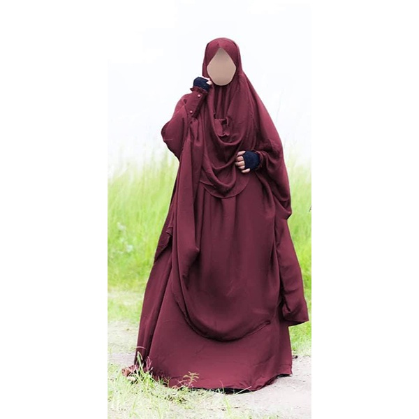 Wholesale High-quality khimar hijab adjusted niqab with scart full set