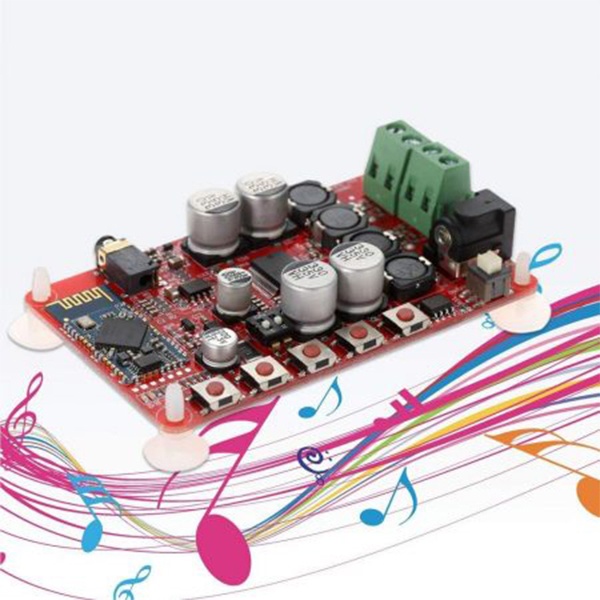 Digital TDA7492P 2x25W Wireless V4.0 Audio Receiver Digital Amplifier Board Module with AUX Interface