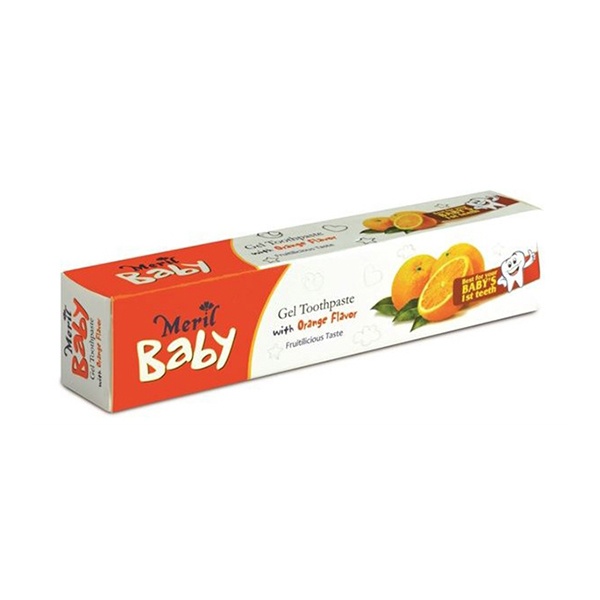 Meril Baby Gel Toothpaste Orange (45gm)