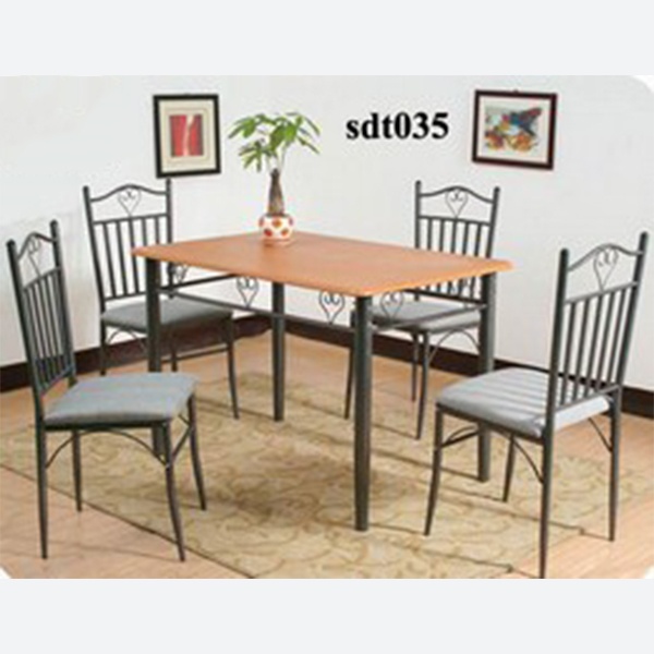 Modern High-Quality Steel Dining Table Model (035)