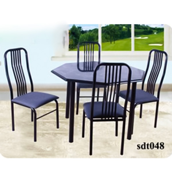 Modern High-Quality Steel Dining Table Model (048)