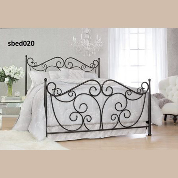 Modern High-quality Steel Bed Model (020)