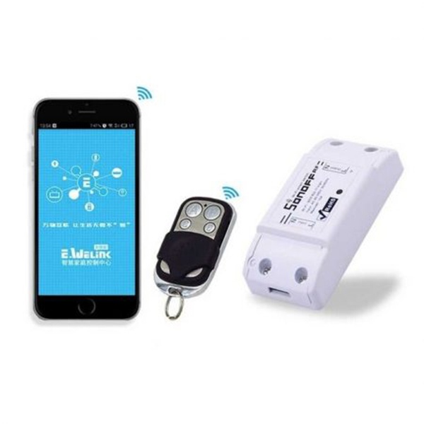 Digital Sonoff RF WiFi Smart Switch With 433Mhz RF Remote Control