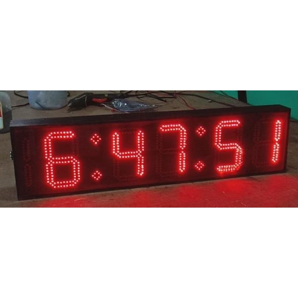 LED Digital Clock 26" X 6"