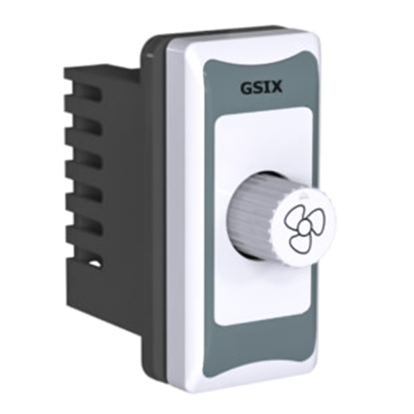 Gsix PIANO Fan Regulator Switch -GRAY (GPR-007)