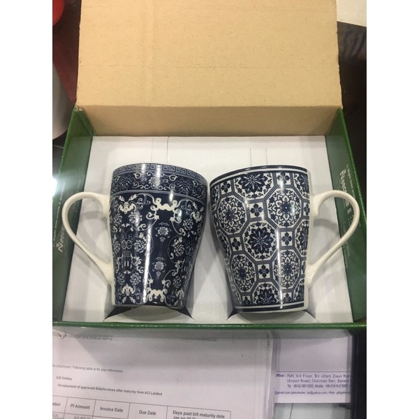 Ceramic Printed male + Female mug 2 pcs