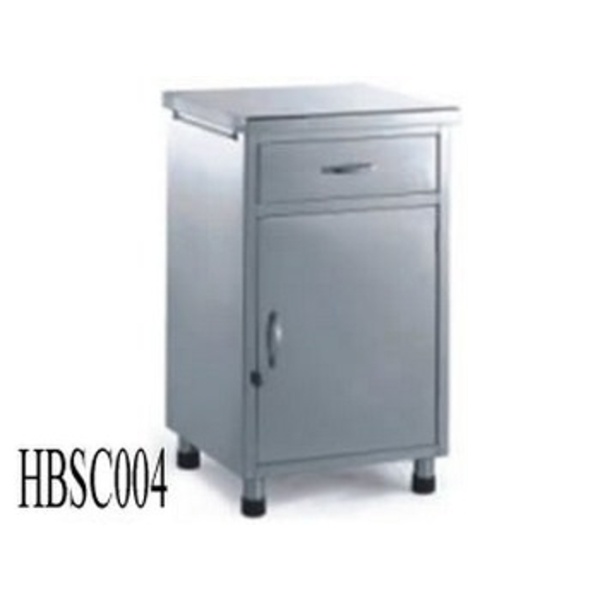 Hospital Bedside Cabinet With Drawer And Door (004)