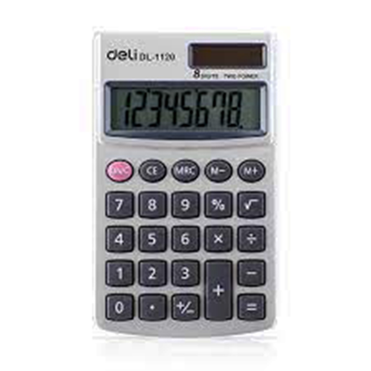 Calculator Metal-8 digits, w/cover - EW1120