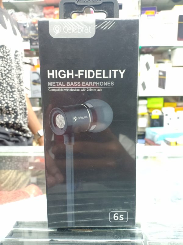 CELEBRAT Metal Bass -6S (In-ear Headphones )