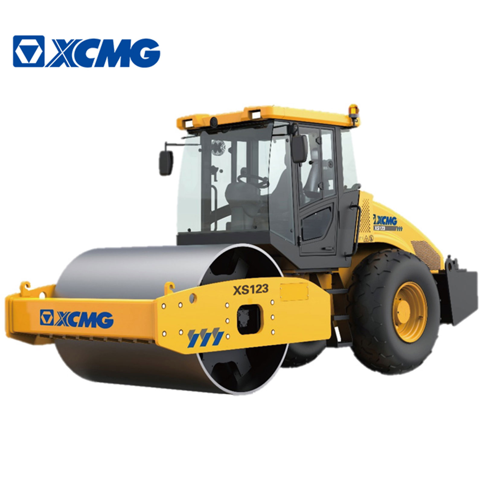 XCMG Official XS123 12 ton single drum vibratory road roller machine compactor