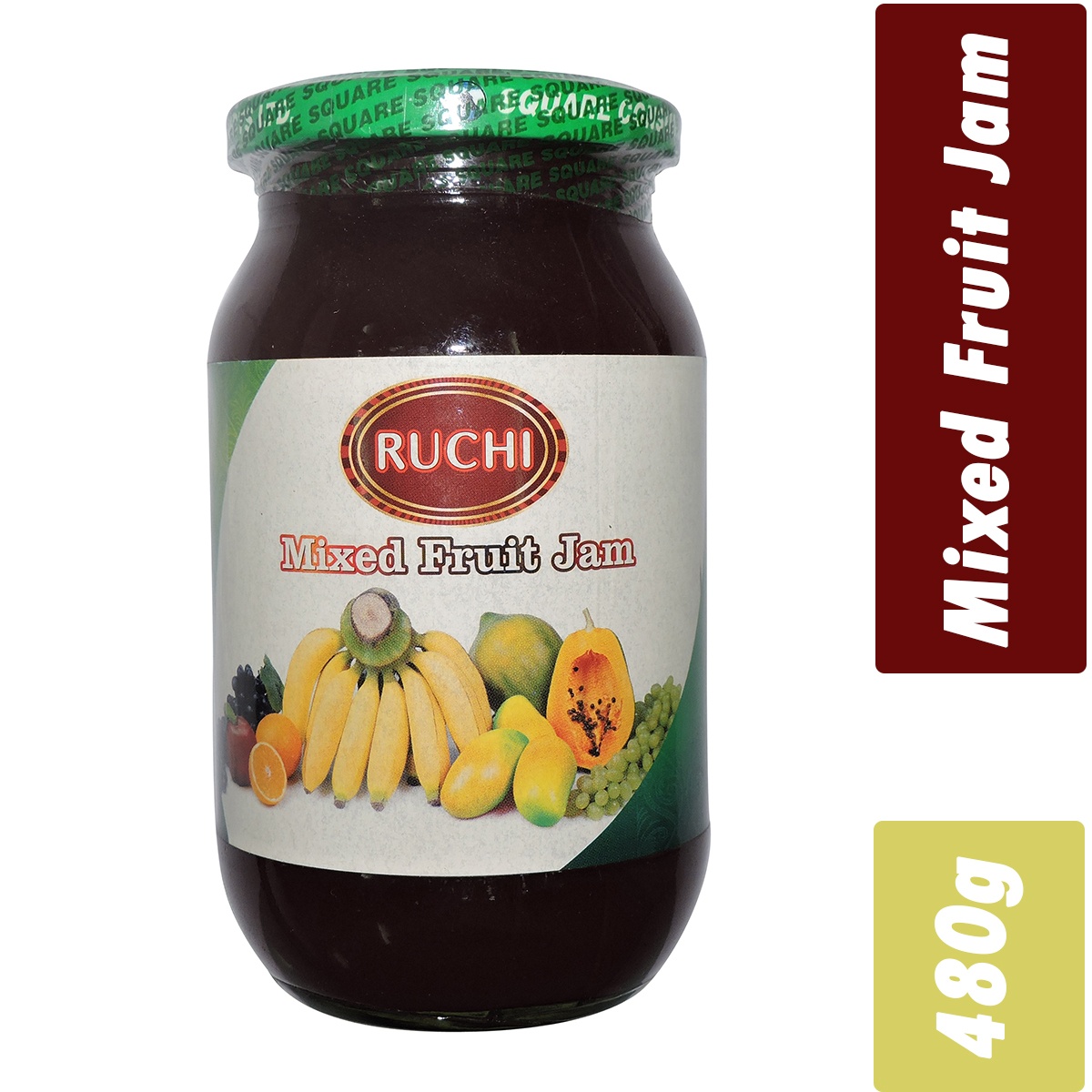 Ruchi Mixed Fruit Jam- Per Carton 12 Pieces- 480g