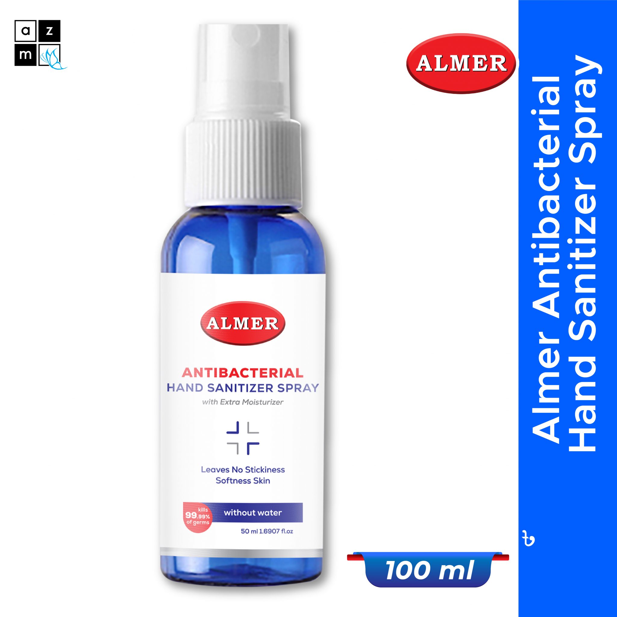 Almer Antibacterial Hand Sanitizer Spray - 100ml