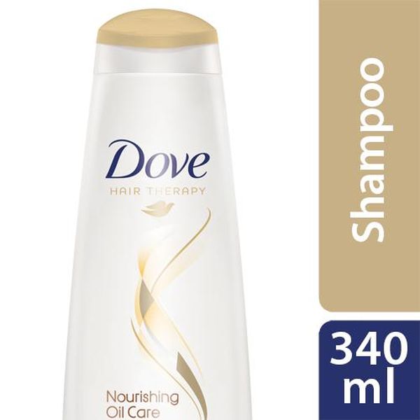 Dove Shampoo- Nourishing Oil Care- Formulated with vita-oils; treats dry and damaged hair- Progressively nourishes hair- Gently cleanses so it can be used daily TEST- 340ml