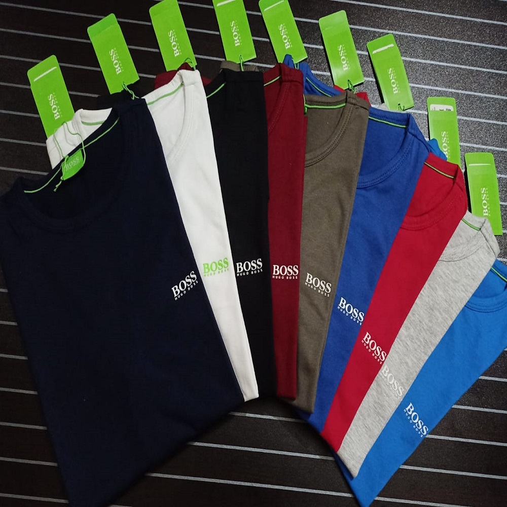 Casual Cotton Round Neck T-shirt