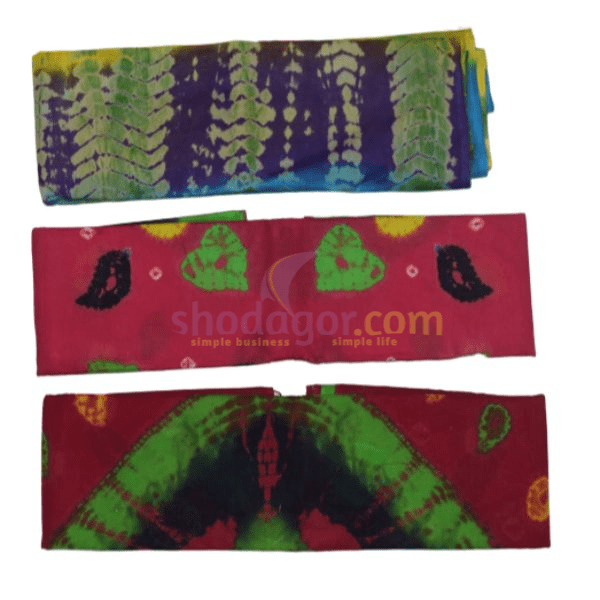 Beautiful design and attractive color 12 Hand 100% cotton Batik Saree