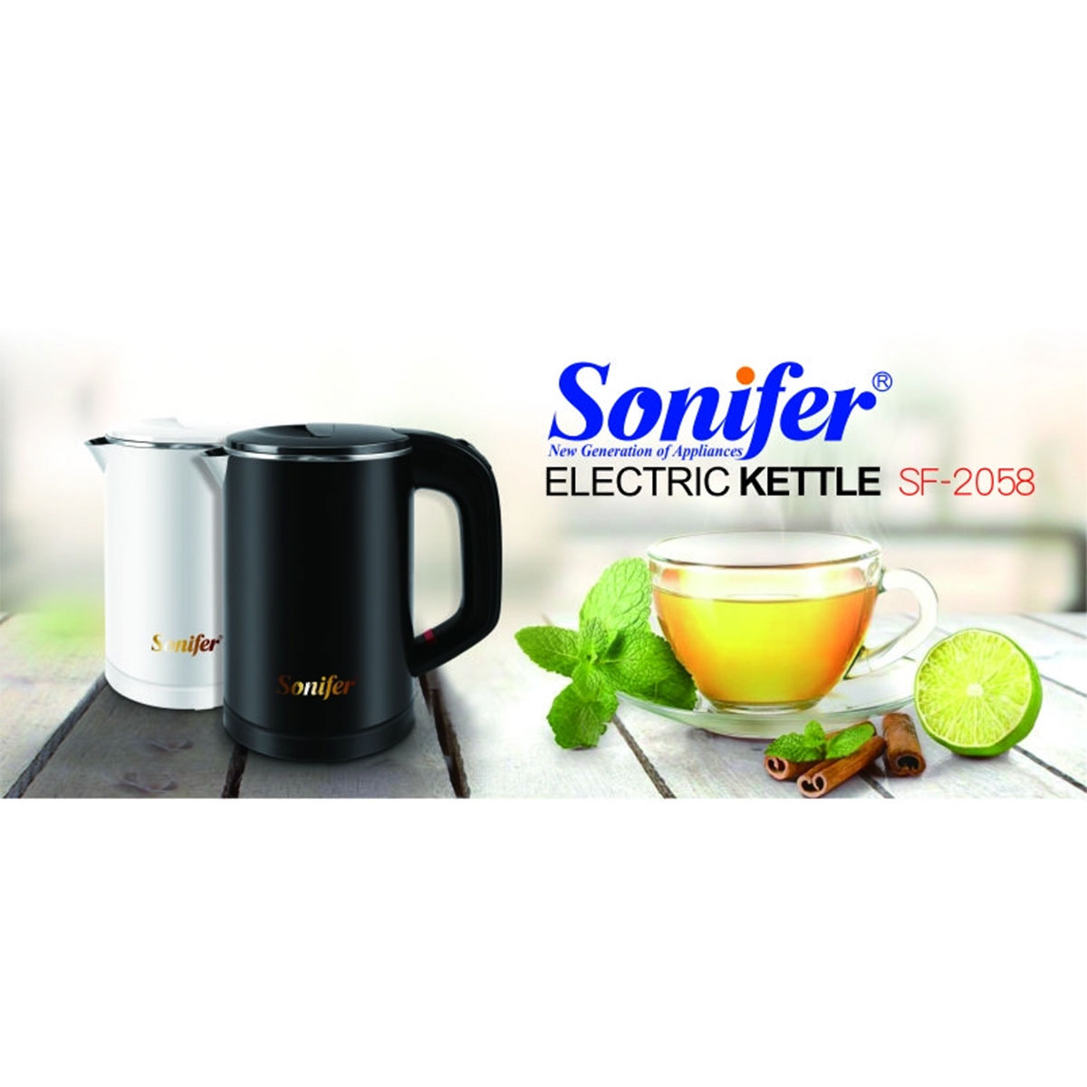 Electric Kettle 0.6L Stainless Steel with Double Wall Design 0.6L Mini Water Boiler Cordless Portable Avoid Burns Travel Kettle Energy Saving (White/Black)